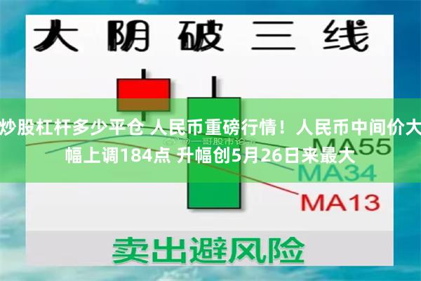 炒股杠杆多少平仓 人民币重磅行情！人民币中间价大幅上调184点 升幅创5月26日来最大