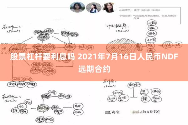 股票杠杆要利息吗 2021年7月16日人民币NDF远期合约