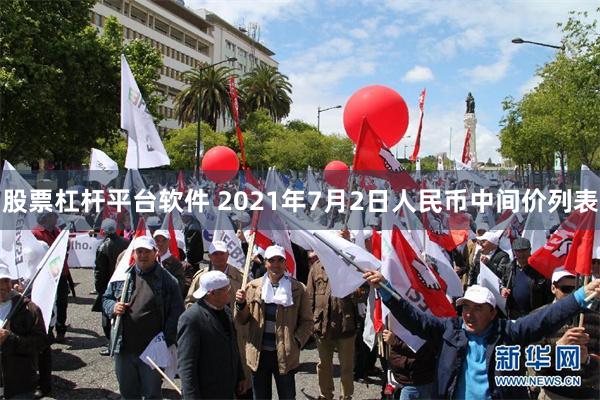 股票杠杆平台软件 2021年7月2日人民币中间价列表