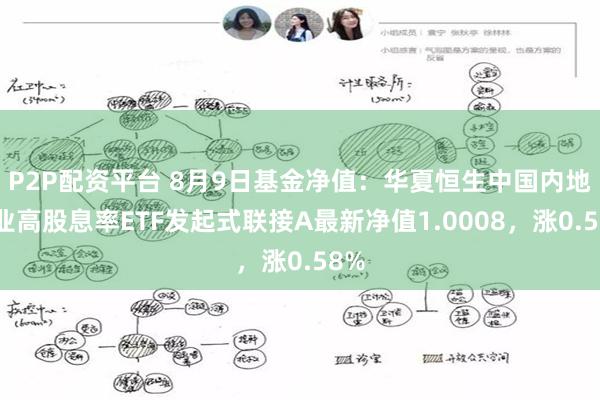 P2P配资平台 8月9日基金净值：华夏恒生中国内地企业高股息率ETF发起式联接A最新净值1.0008，涨0.58%