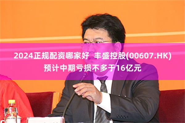 2024正规配资哪家好  丰盛控股(00607.HK)预计中期亏损不多于16亿元