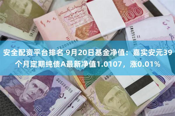 安全配资平台排名 9月20日基金净值：嘉实安元39个月定期纯债A最新净值1.0107，涨0.01%