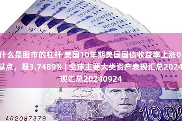 什么是股市的杠杆 美国10年期美国国债收益率上涨0.75个基点，报3.7489% | 全球主要大类资产表现汇总20240924